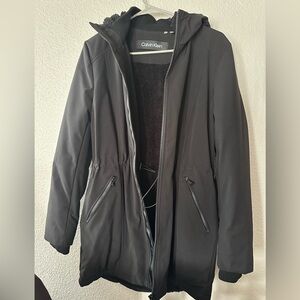 Calvin Klein Black Fleece-Lined Jacket